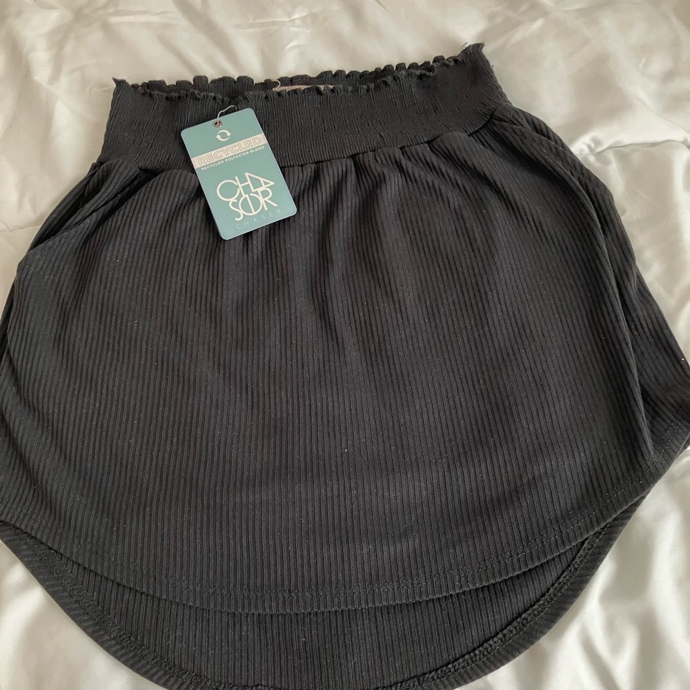 Chaser Charcoal Mini Skirt